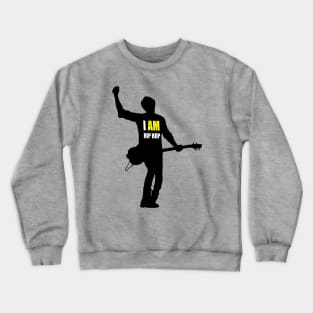 IAHH-SILHOUETTE-GUITARIST-MALE-2 Crewneck Sweatshirt